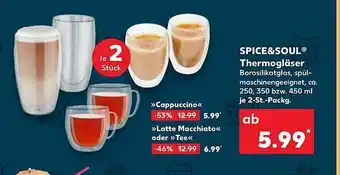 Kaufland Spice&soul thermogläser Angebot