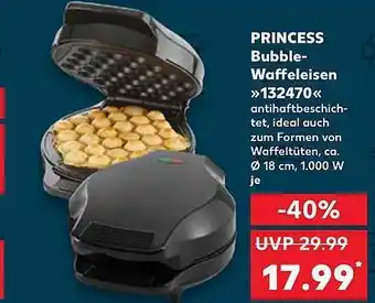 Kaufland Princess bubble-waffeleisen „132470“ Angebot