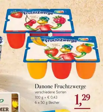 Dornseifer Danone Fruchtzwerge 6x50g Becher Angebot