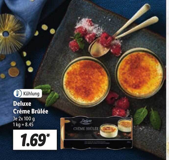 Deluxe crème brûlée Angebot bei Lidl