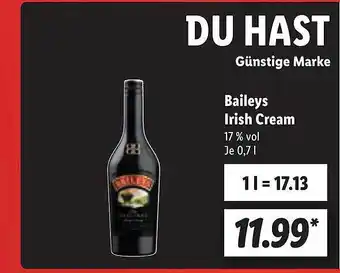 Lidl Baileys irish cream Angebot