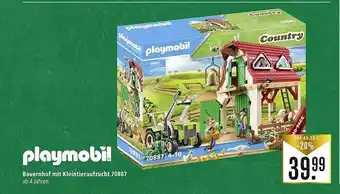 Marktkauf Playmobil bauernhof mit kleintieraufzucht 70887 Angebot