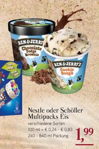 Dornseifer Nestle oder Schöller Multipacks Eis 240-840ml Angebot