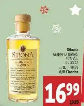 Marktkauf Sibona grappa di barolo Angebot