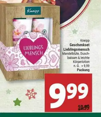 Marktkauf Kneipp geschenkset lieblingsmensch Angebot