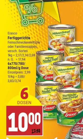 Marktkauf Erasco fertiggerichte Angebot