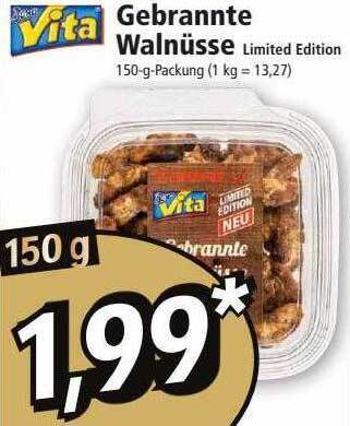 Norma Vita gebrannte walnüsse Angebot