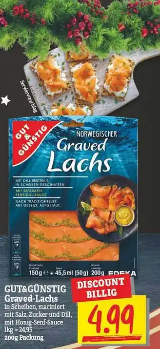 NP Discount Gut & günstig graved-lachs Angebot