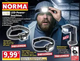 Norma I-glow led-powerleuchten Angebot