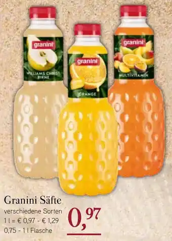 Dornseifer Granini Säfte 0,75-1L Angebot