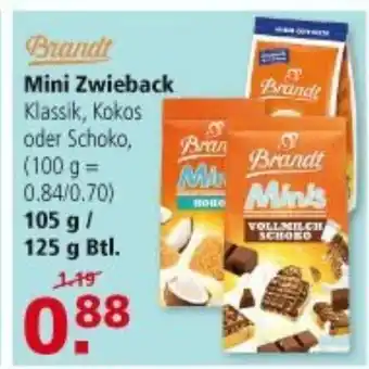 Multi Markt Brandt Mini Zwieback 105/125g Angebot