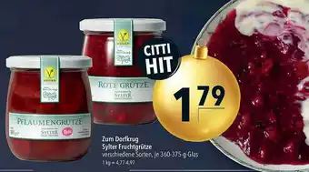 CITTI Markt Zum dorfkrug sylter fruchtgrütze Angebot