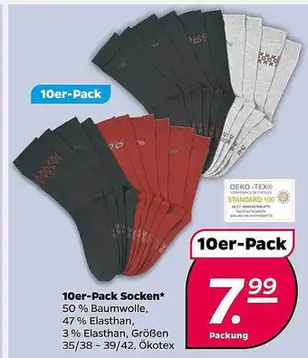 NETTO 10er-pack socken Angebot