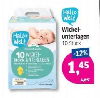 Budni Wickelunterlagen Angebot