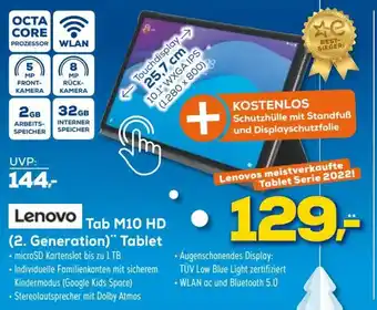 Euronics Lenovo Tab M10 HD (2. Generation) Tablet Angebot