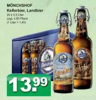 Getränkeparadies Gefromm Mönchshof kellerbier, landbier Angebot