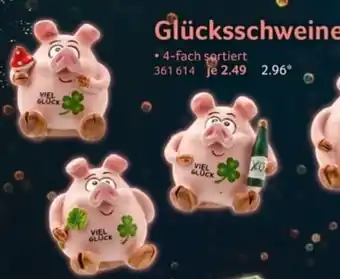 Selgros Glücksschweine Poly Angebot