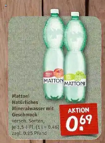 nahkauf Mattoni natürliches mineralwasser mit geschmack Angebot