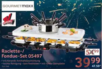 Selgros Gourmetmaxx Raclette/Fondue Set 05497 Angebot