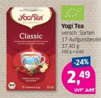 Budni Yogi Tea 37,40g Angebot