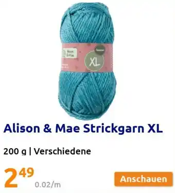 Action Alison & Mae Strickgarn XL 200 g Angebot