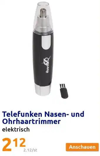 Action Telefunken Nasen und Ohrhaartrimmer Angebot