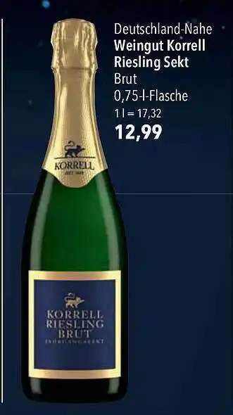 CITTI Markt Weingut korrell riesling sekt brut Angebot