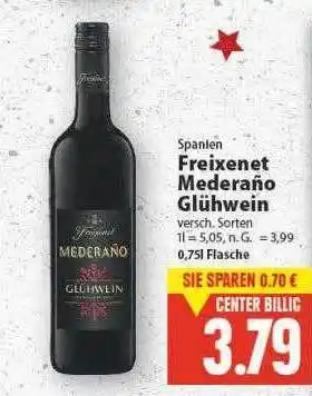 E-Center Spanien freixenet mederaño glühwein Angebot