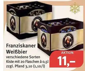 Feneberg Franziskaner weißbier Angebot