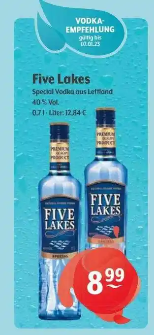 Getränke Hoffmann Five lakes special vodka Angebot