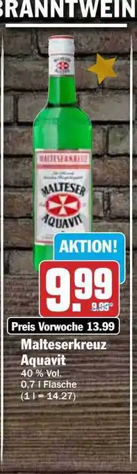 Hit Malteserkreuz aquavit Angebot