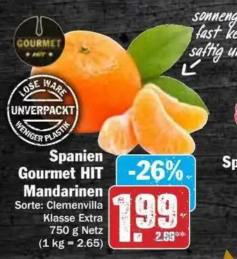 Hit Gourmet hit mandarinen Angebot