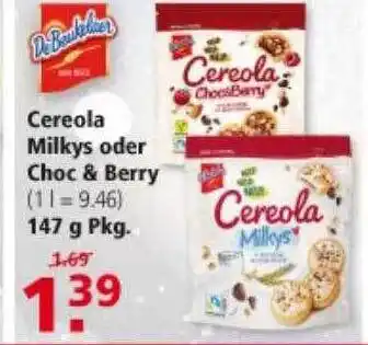 Multi Markt Debeukelaer cereola milkys oder choc & berry Angebot