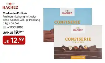 Galeria Hachez Confiserie Pralinés 375 g Packung Angebot