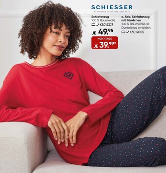 Galeria Schiesser Schlafanzug Angebot