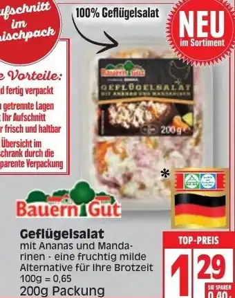 Edeka Bauern Gut Geflügelsalat 200 g Angebot