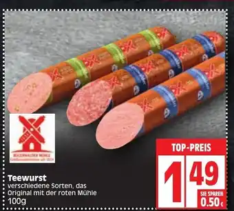 Edeka Teewurst 100g Angebot