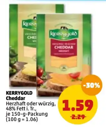 PENNY Kerrygold Cheddar 150g Angebot