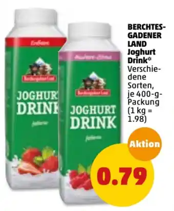 PENNY Berchtesgadener Land Joghurt Drink 400g Angebot