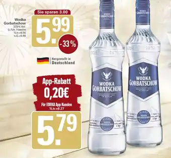 WEZ Wodka Gorbatschow 0,7 Ltr. Flasche Angebot