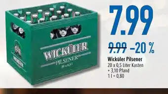 diska Wickuler Pilsener 20*500ml Angebot