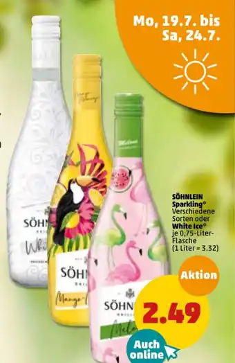 PENNY Söhnlein Sparkling oder White Ice 0,75L Angebot