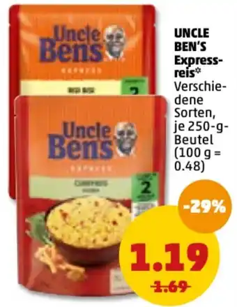 PENNY Uncle Ben's Express Reis 250g Angebot