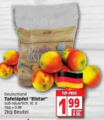 Edeka Deutschland Tafeläpfel "Elstar" 2kg Beutel Angebot