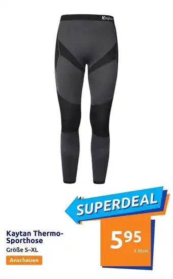 Action Kaytan thermo-sporthose Angebot