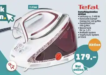 PENNY Tefal Dampfbügelstation GV9560 Angebot