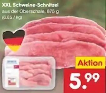 Netto Marken-Discount XXL Schweine Schnitzel 875 g Angebot