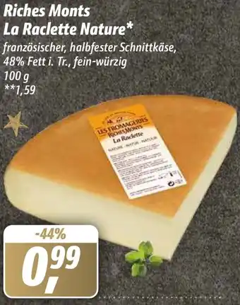 Simmel Riches Monts La Raclette Nature 100 g Angebot