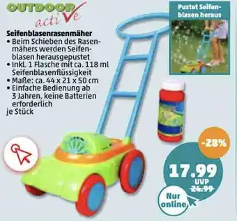 PENNY Outdoor Active Seifenblasenrasenmäher Angebot