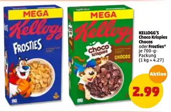 PENNY Kellogg's Choco Krispies Chocos oder Frosties 700g Angebot